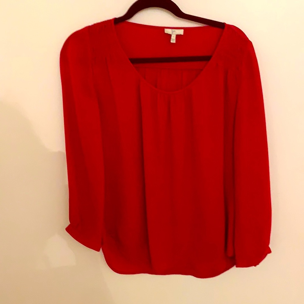 Joie Pink Silk Blouse